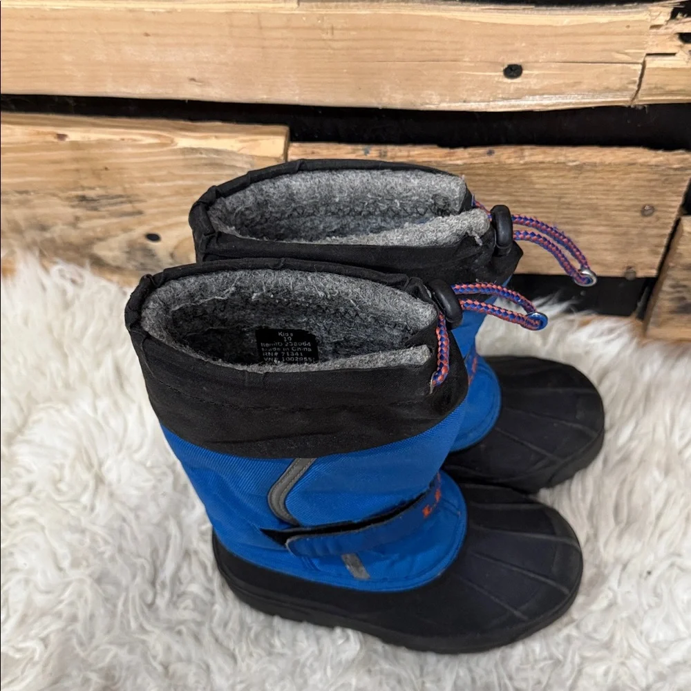 L.L.Bean Kids' Northwoods Boots in royal‎ blue and black Size 10